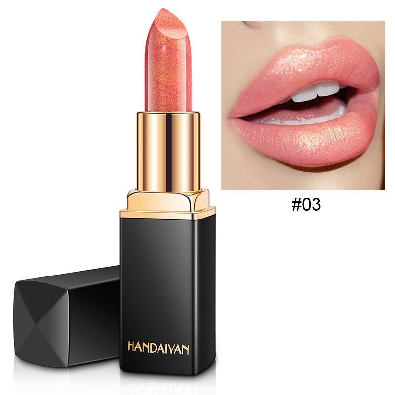 Shiny Metallic Lipstick Pearlescent Color Temperature Change Lipstick Gilt Lipstick - pokema322c2387c5b03451d187bcab2c0e92b6