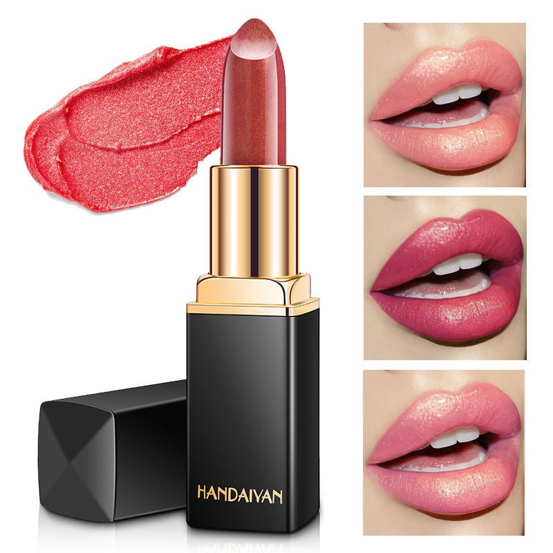 Shiny Metallic Lipstick Pearlescent Color Temperature Change Lipstick Gilt Lipstick - pokema117b69b91deaa458c82982853463348b