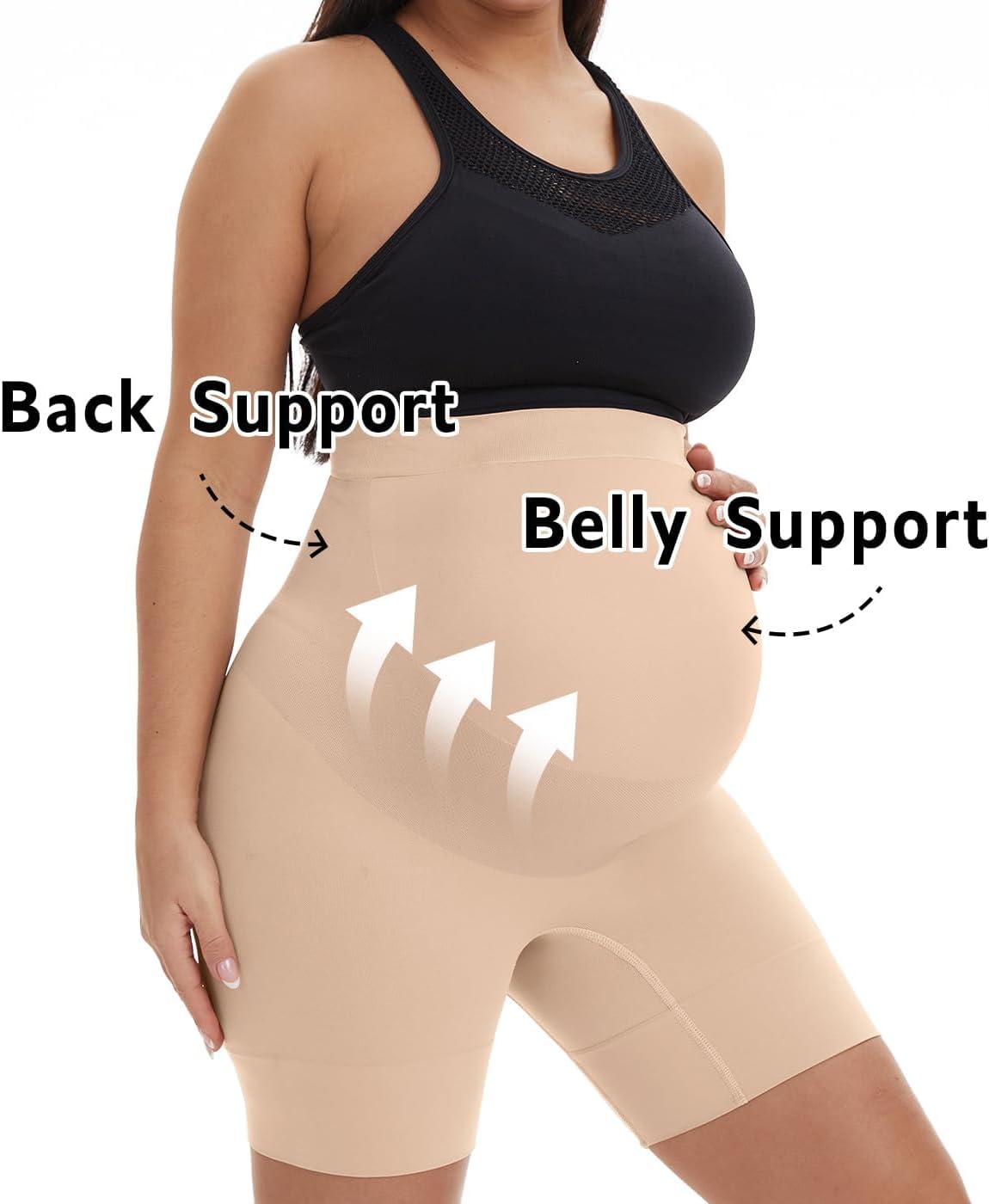 Short de motard de maternité 15,2 cm – au-dessus du ventre pour la grossesse, le yoga, l'entraînement, vêtements de sport pour femmes, doux comme du beurre - pokemaShort de motard de maternité 15,2 cm – au-dessus du ventre pour la grossesse, le yoga, l'entraînement, vêtements de sport pour femmes, doux comme du beurre