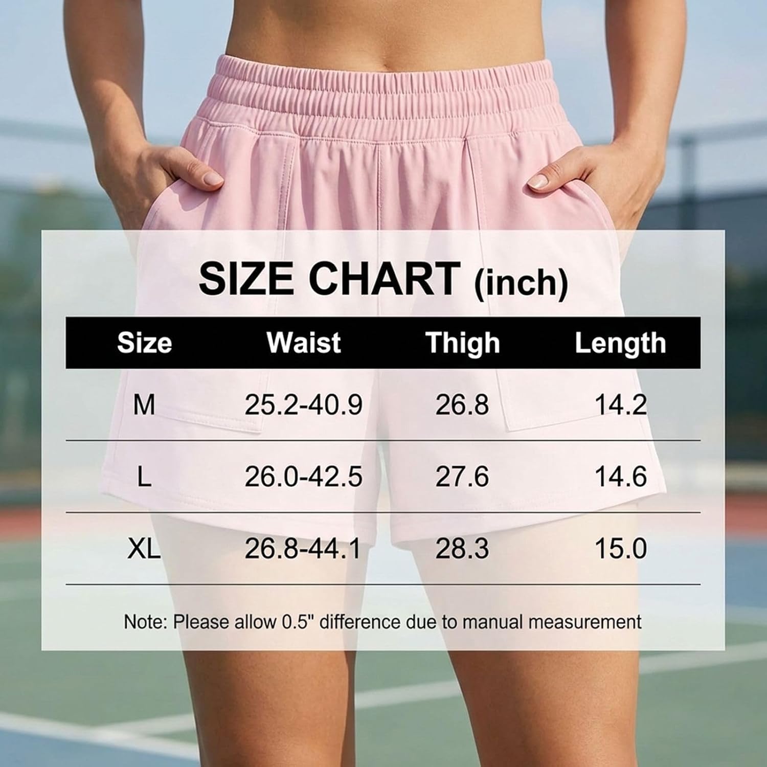 Short décontracté pour femme, short athlétique confortable avec poches - pokemaShort décontracté pour femme, short athlétique confortable avec poches