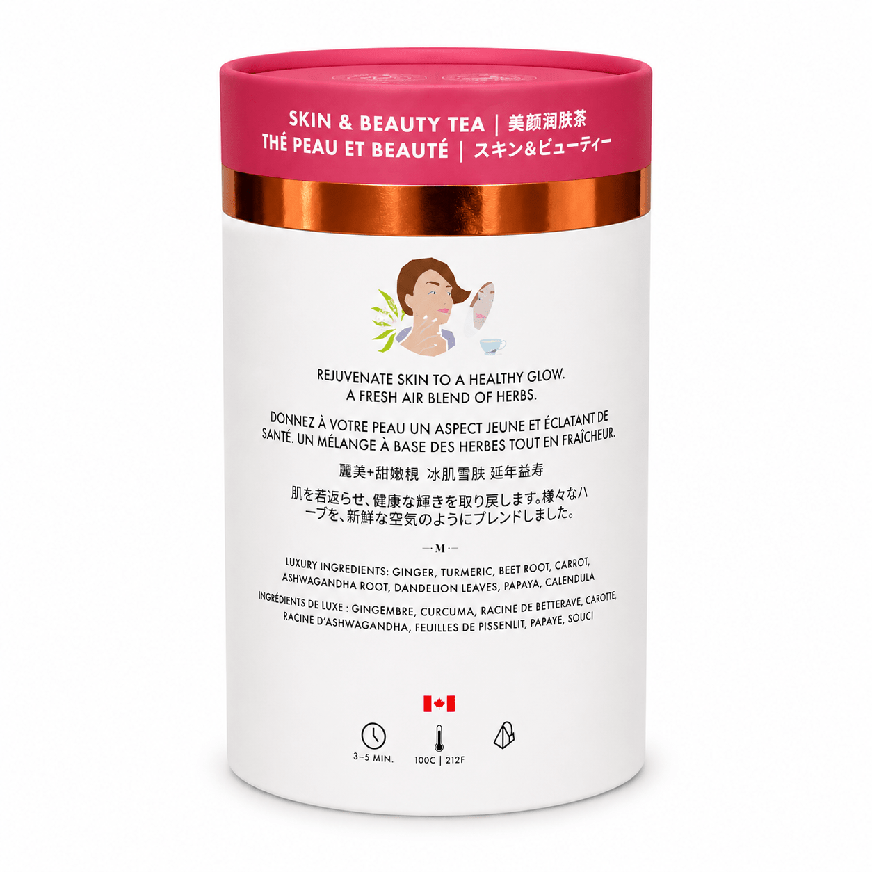 Skin and Beauty Luxury herbal tea | Canadian | 24ct - pokemaSkin and Beauty Luxury herbal tea | Canadian | 24ct