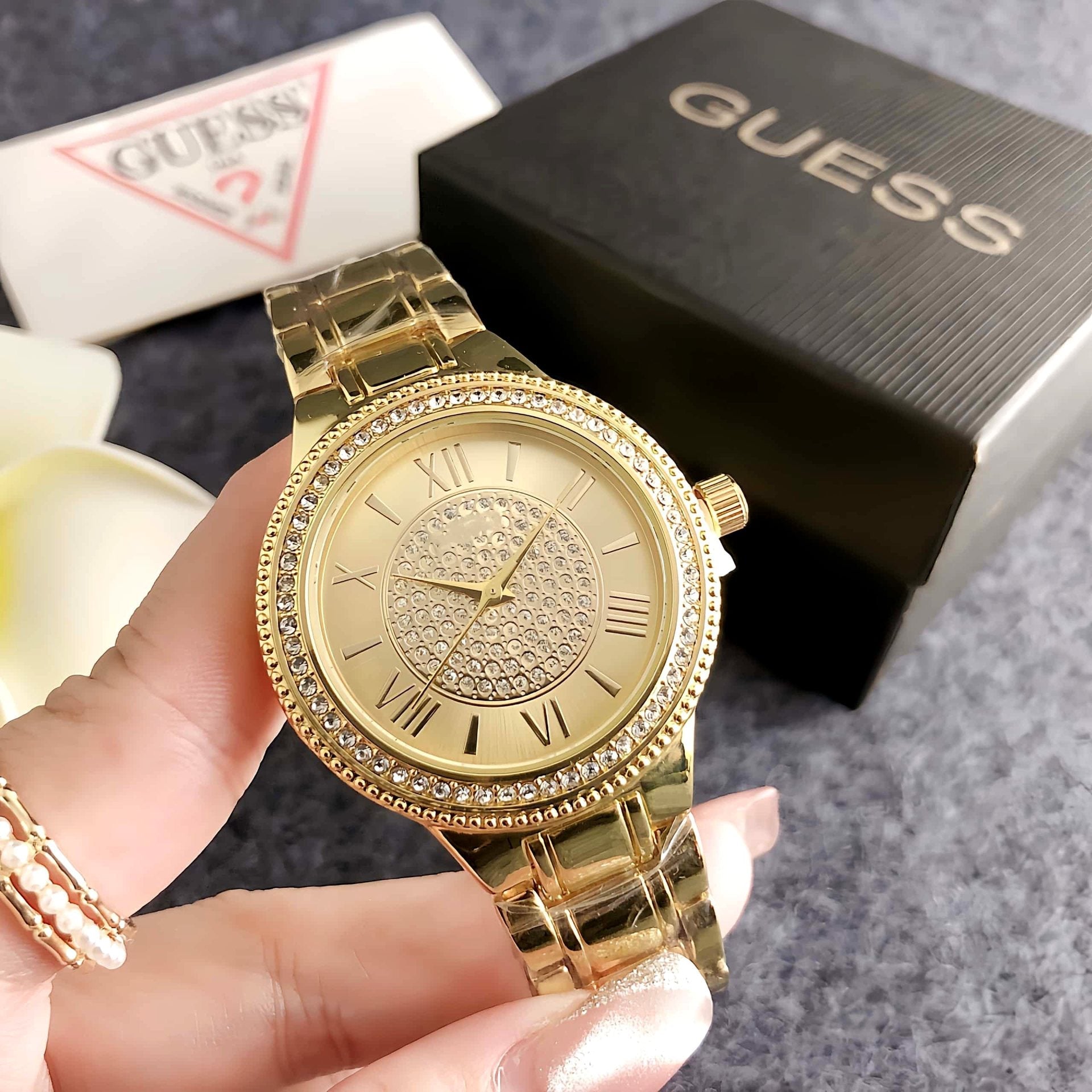 Sleek, Sophisticated Watch With A Large Dial A Niche Art Piece For Women - pokema50c562c5ad436c78e3fad83500ebc48f