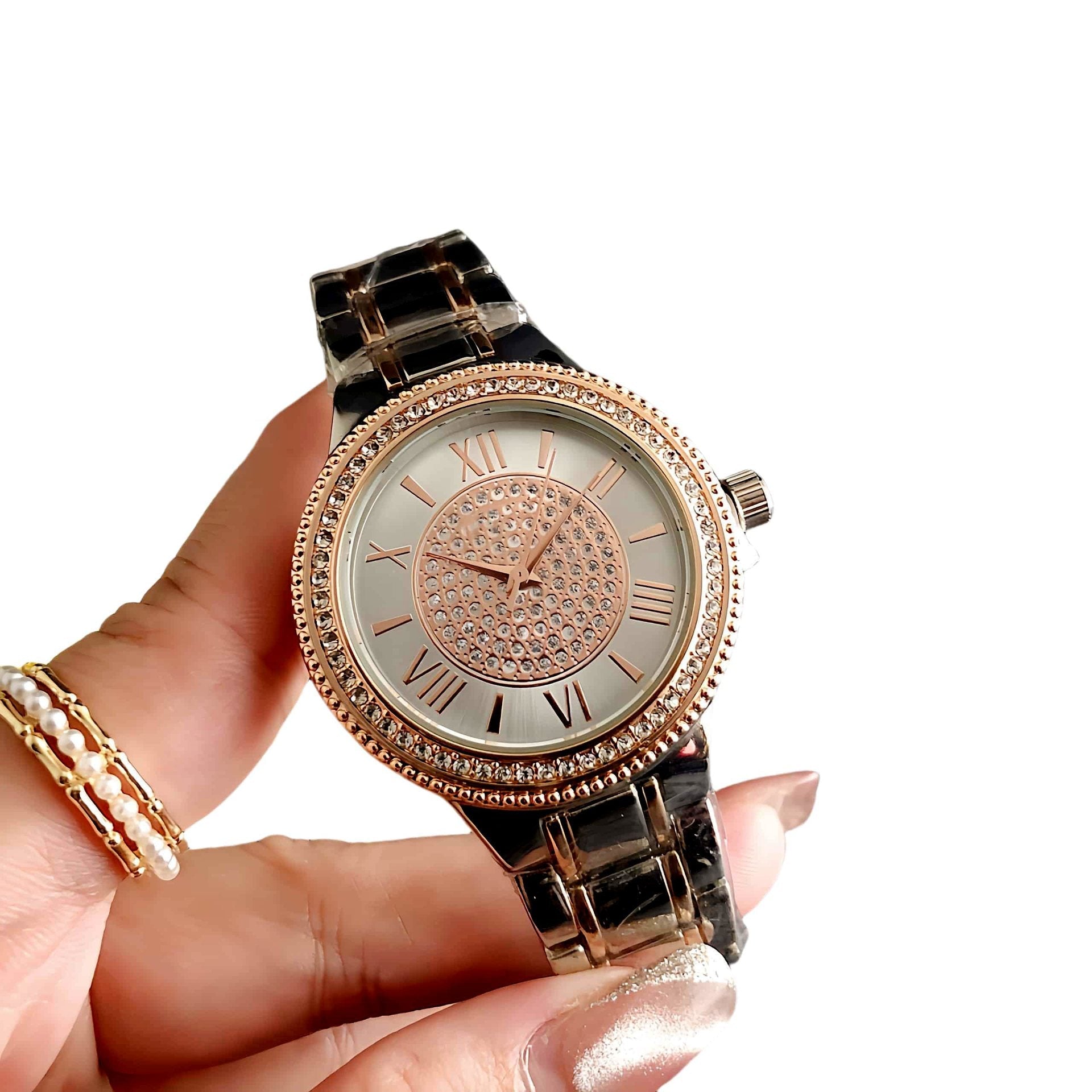 Sleek, Sophisticated Watch With A Large Dial A Niche Art Piece For Women - pokemaea3411ce39738229be5ed591c2cf16d4