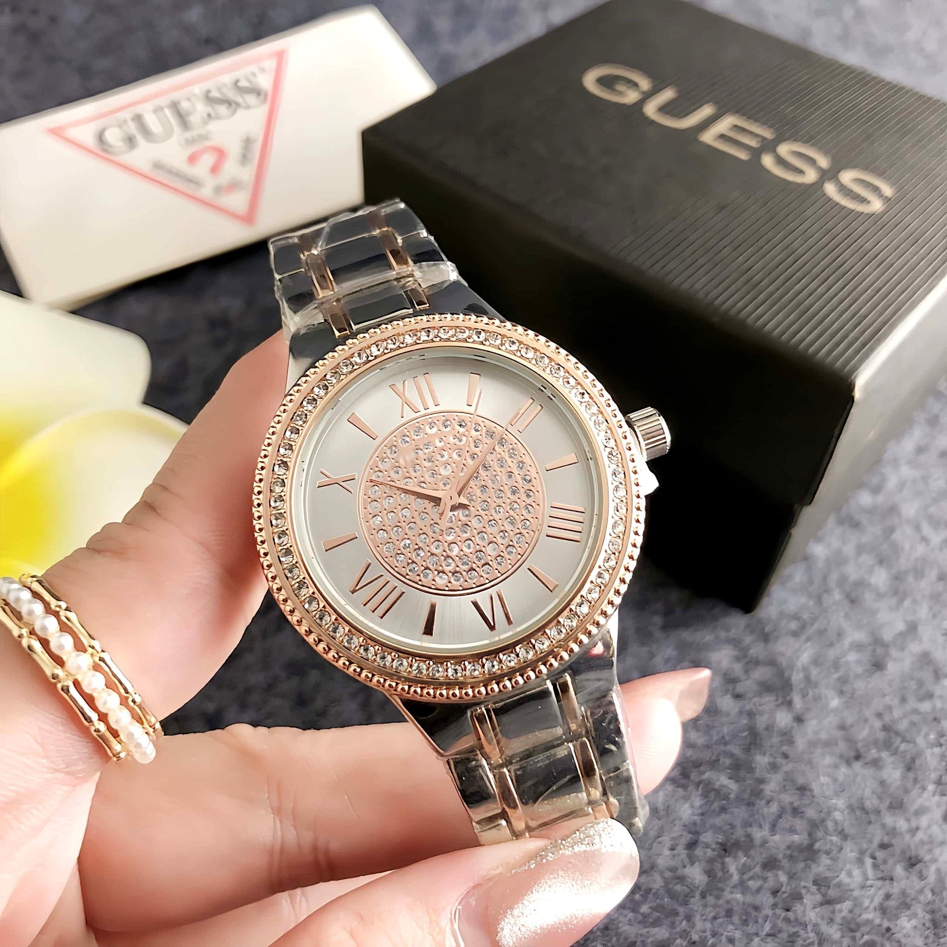 Sleek, Sophisticated Watch With A Large Dial A Niche Art Piece For Women - pokema198f233f36408887620d3c61e6404f1e
