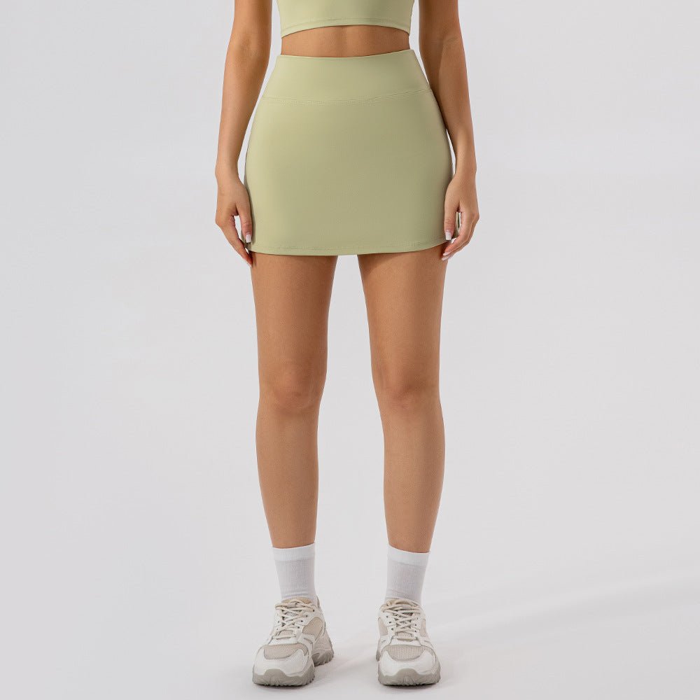 Slim Fit Yoga Skirts Breathable Mini Skirt Fitness Tennis Exercise Skirt - pokema78b02a8352c170624b6b4e516bf3d7ec