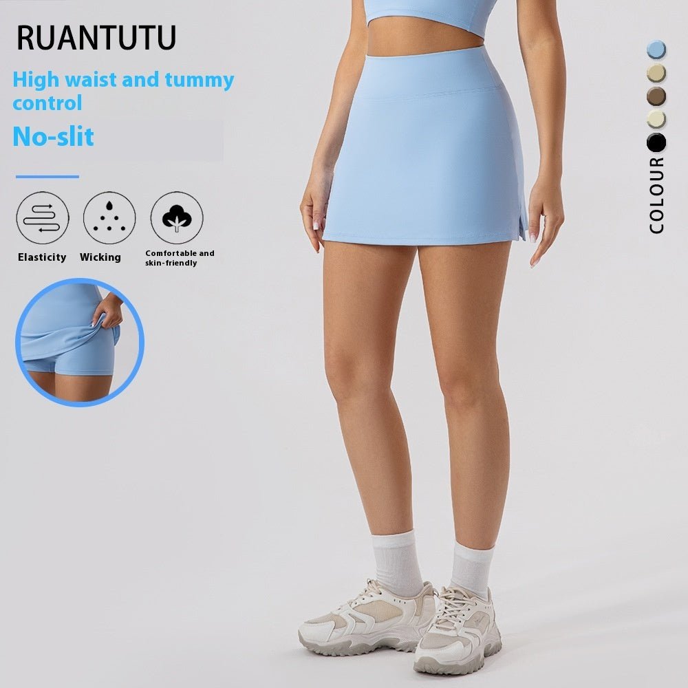 Slim Fit Yoga Skirts Breathable Mini Skirt Fitness Tennis Exercise Skirt - pokema4486fd89907ec2b30370d8d9aef8b5bf