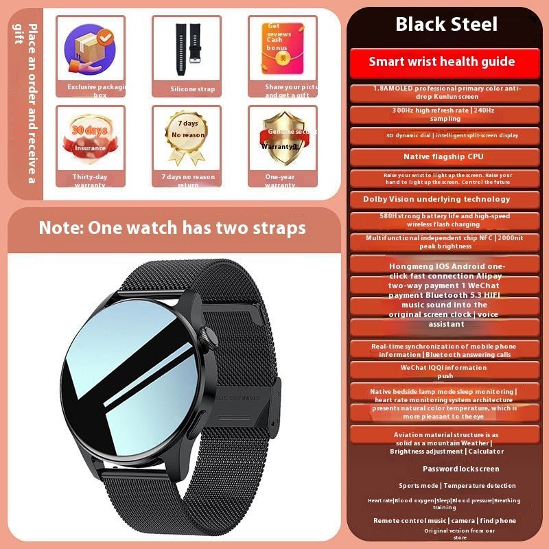 Smart Watch Bluetooth Calling Heart Rate Blood Pressure Multifunction - pokemaaef6920d7cc539a95a7a8560f7da93d1