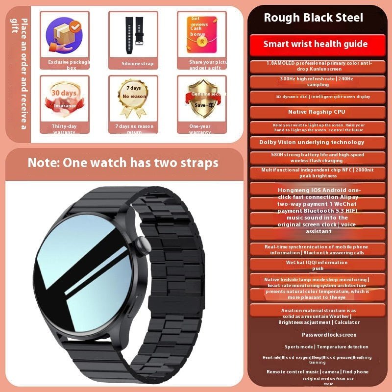 Smart Watch Bluetooth Calling Heart Rate Blood Pressure Multifunction - pokemadaa614cdc02743b057e59f7e6ec927b3