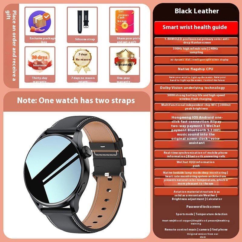 Smart Watch Bluetooth Calling Heart Rate Blood Pressure Multifunction - pokemaa28c469289b42909f1254fc74cbaf967