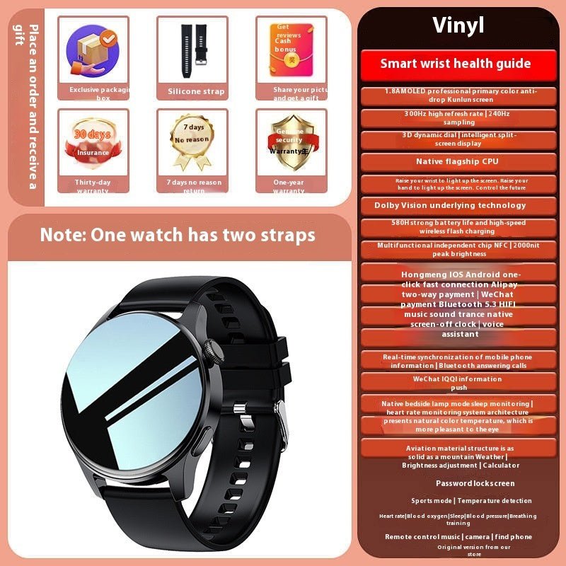 Smart Watch Bluetooth Calling Heart Rate Blood Pressure Multifunction - pokemad6049caccfc0600c305ee30b83acbcd5