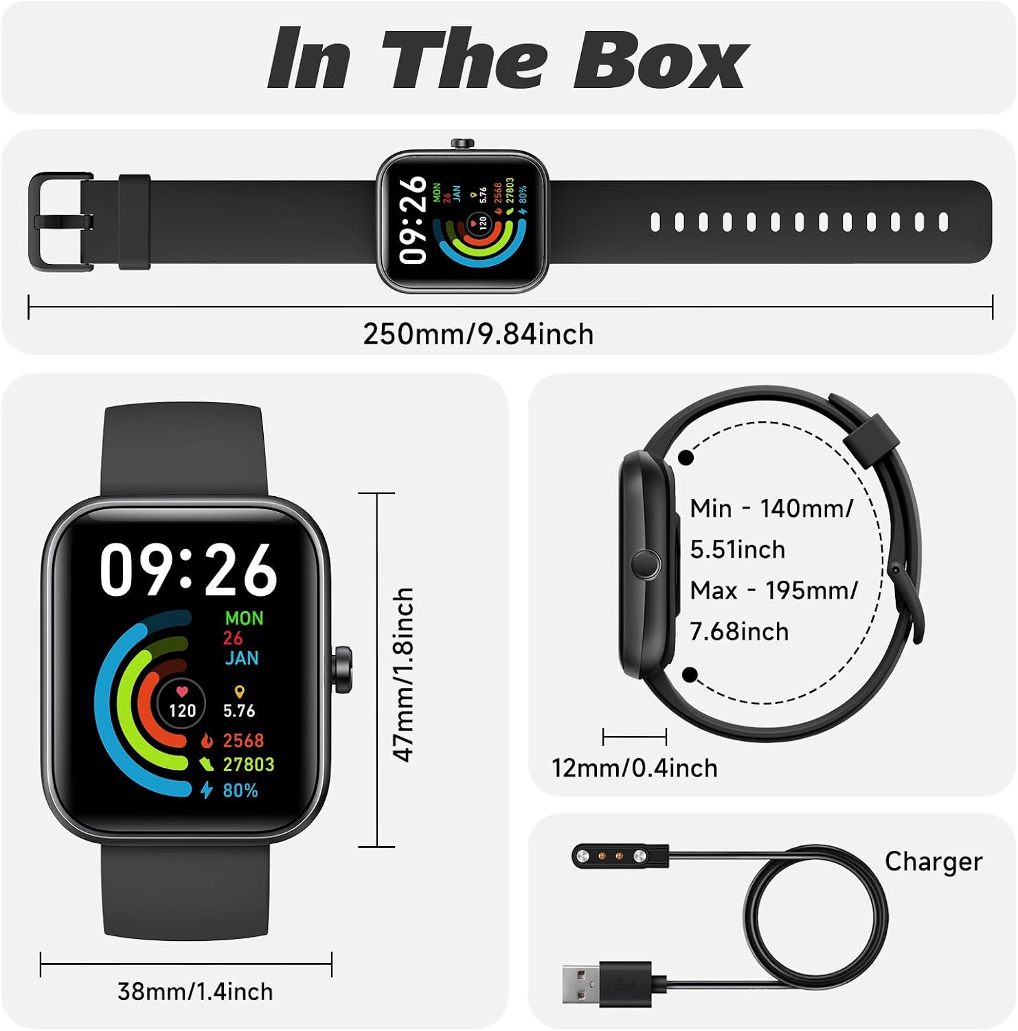 Smart Watch for Men Women with Bluetooth Call, Alexa Built-in, Heart Rate & Sleep Monitor, 1.83" DIY Dial Fitness Watch with 100+ Sport Modes, IP68 Waterproof, Compatible with Android iOS - pokemaSmart Watch for Men Women with Bluetooth Call, Alexa Built-in, Heart Rate & Sleep Monitor, 1.83" DIY Dial Fitness Watch with 100+ Sport Modes, IP68 Waterproof, Compatible with Android iOS