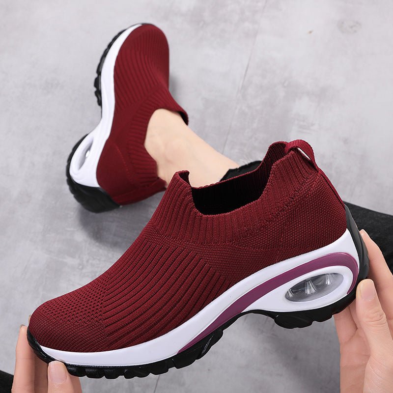 Sneakers Women Air Cushion Mesh Breathable Running Sports Shoes - pokema65ffefeea0e22eac42884a2c6b3a3398