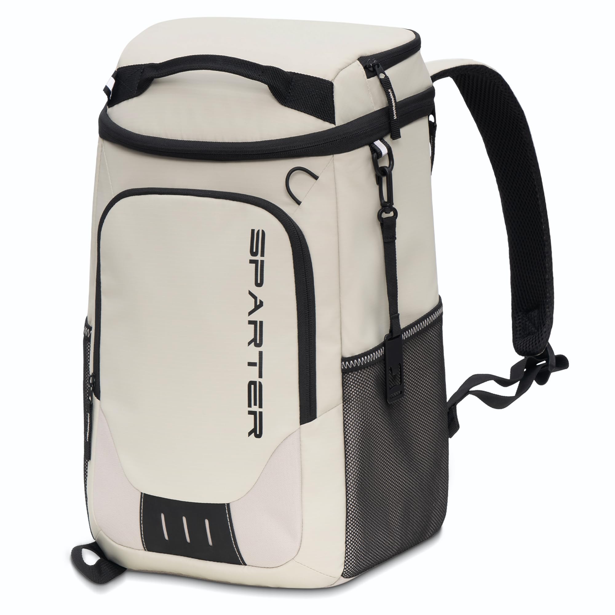 SPARTER Backpack Cooler Insulated Leak Proof 33/49 Cans, 2 Insulated Compartments Thermal Bag, Portable Lightweight Beach Travel Camping Lunch Backpack for Men and Women - pokemaSPARTER Backpack Cooler Insulated Leak Proof 33/49 Cans, 2 Insulated Compartments Thermal Bag, Portable Lightweight Beach Travel Camping Lunch Backpack for Men and Women