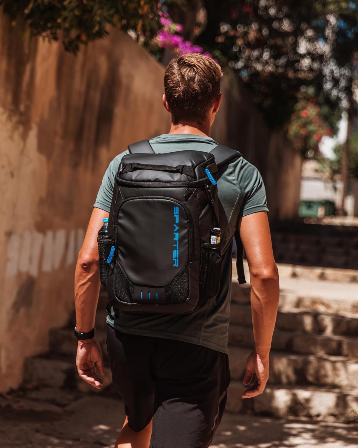 SPARTER Backpack Cooler Insulated Leak Proof 33/49 Cans, 2 Insulated Compartments Thermal Bag, Portable Lightweight Beach Travel Camping Lunch Backpack for Men and Women - pokemaSPARTER Backpack Cooler Insulated Leak Proof 33/49 Cans, 2 Insulated Compartments Thermal Bag, Portable Lightweight Beach Travel Camping Lunch Backpack for Men and Women