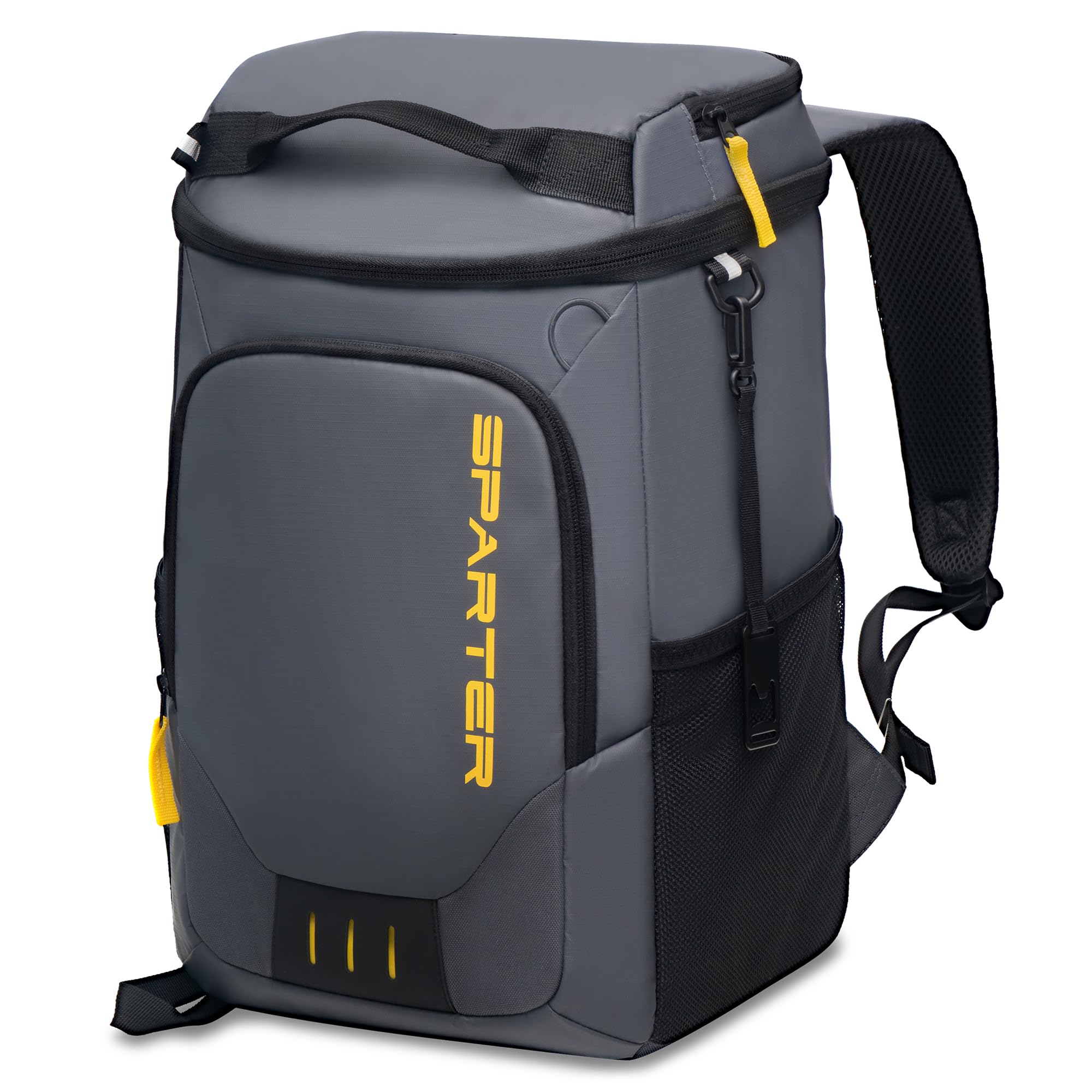 SPARTER Backpack Cooler Insulated Leak Proof 33/49 Cans, 2 Insulated Compartments Thermal Bag, Portable Lightweight Beach Travel Camping Lunch Backpack for Men and Women - pokemaSPARTER Backpack Cooler Insulated Leak Proof 33/49 Cans, 2 Insulated Compartments Thermal Bag, Portable Lightweight Beach Travel Camping Lunch Backpack for Men and Women