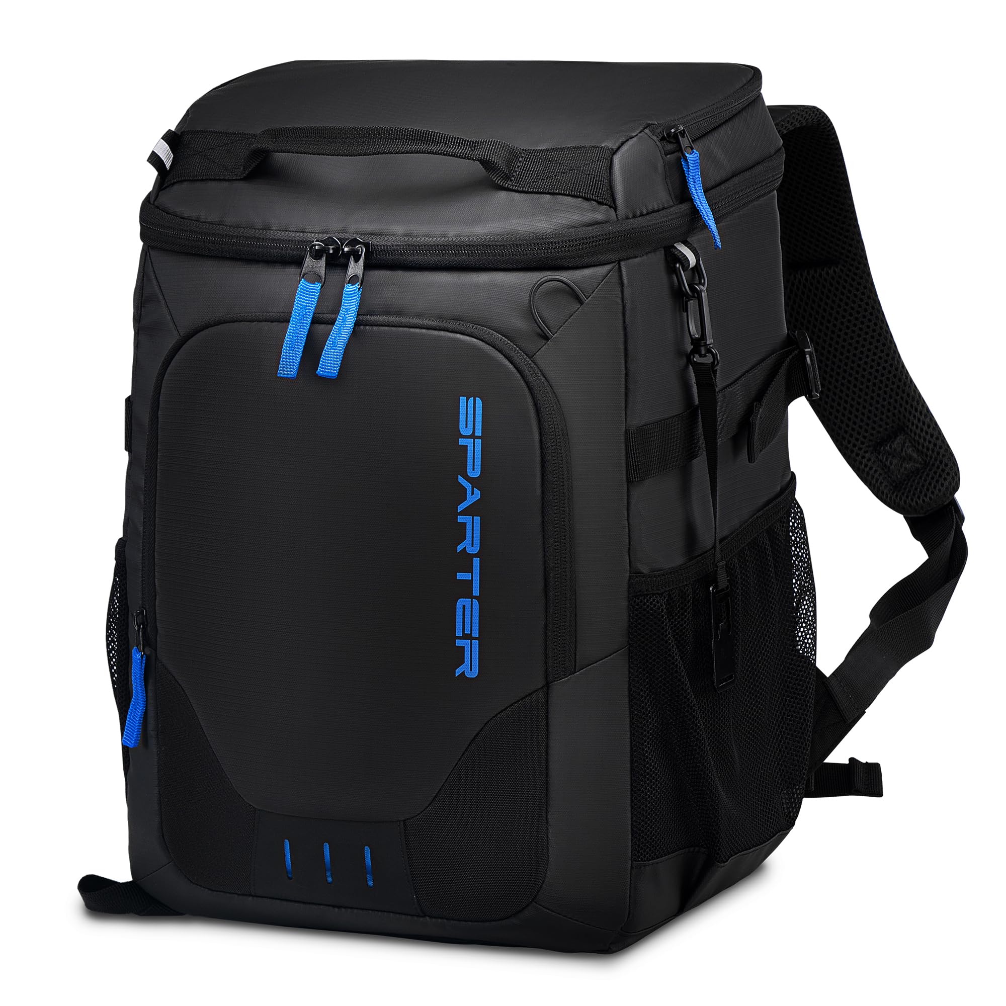 SPARTER Backpack Cooler Insulated Leak Proof 33/49 Cans, 2 Insulated Compartments Thermal Bag, Portable Lightweight Beach Travel Camping Lunch Backpack for Men and Women - pokemaSPARTER Backpack Cooler Insulated Leak Proof 33/49 Cans, 2 Insulated Compartments Thermal Bag, Portable Lightweight Beach Travel Camping Lunch Backpack for Men and Women