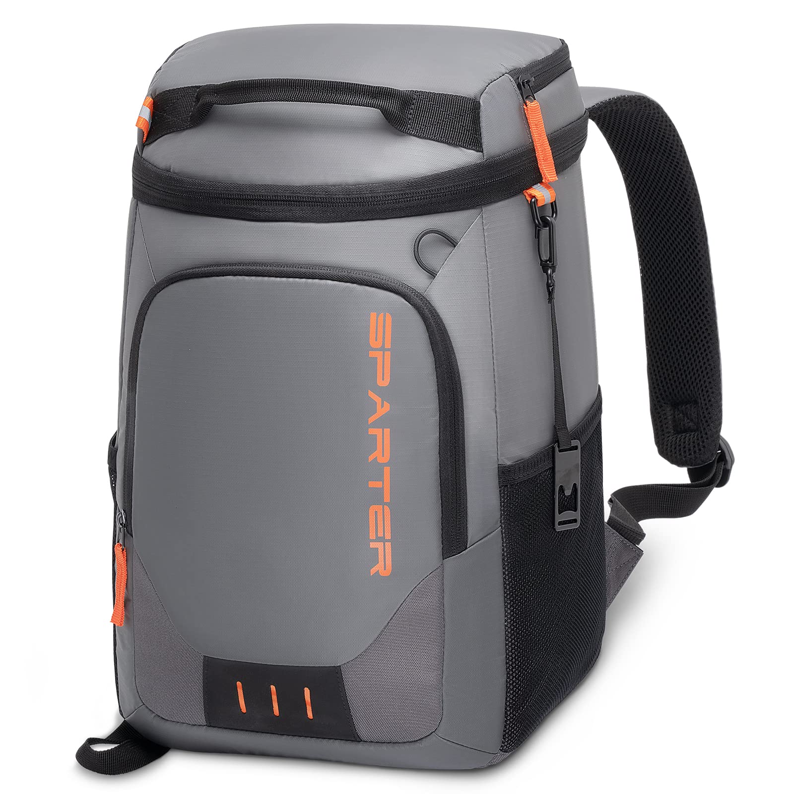 SPARTER Backpack Cooler Insulated Leak Proof 33/49 Cans, 2 Insulated Compartments Thermal Bag, Portable Lightweight Beach Travel Camping Lunch Backpack for Men and Women - pokemaSPARTER Backpack Cooler Insulated Leak Proof 33/49 Cans, 2 Insulated Compartments Thermal Bag, Portable Lightweight Beach Travel Camping Lunch Backpack for Men and Women