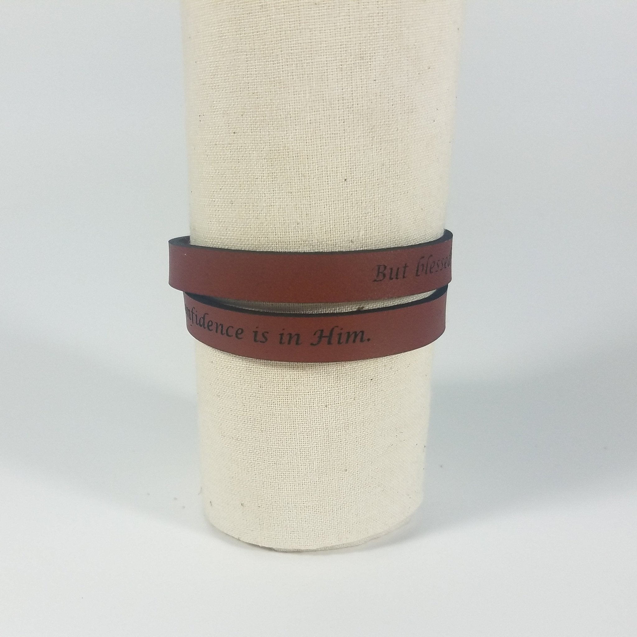 Spiritual Wrap Bracelets - But blessed is the one whose trust is in the LORD - pokemaSpiritual Wrap Bracelets - But blessed is the one whose trust is in the LORD