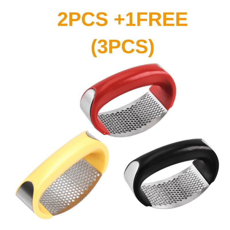 Stainless Steel Garlic Masher Garlic Press Household Manual Curve Fruit Vegetable Tools Kitchen Gadgets - pokemad1baa947075bb7fdd1def3c03f2e699e