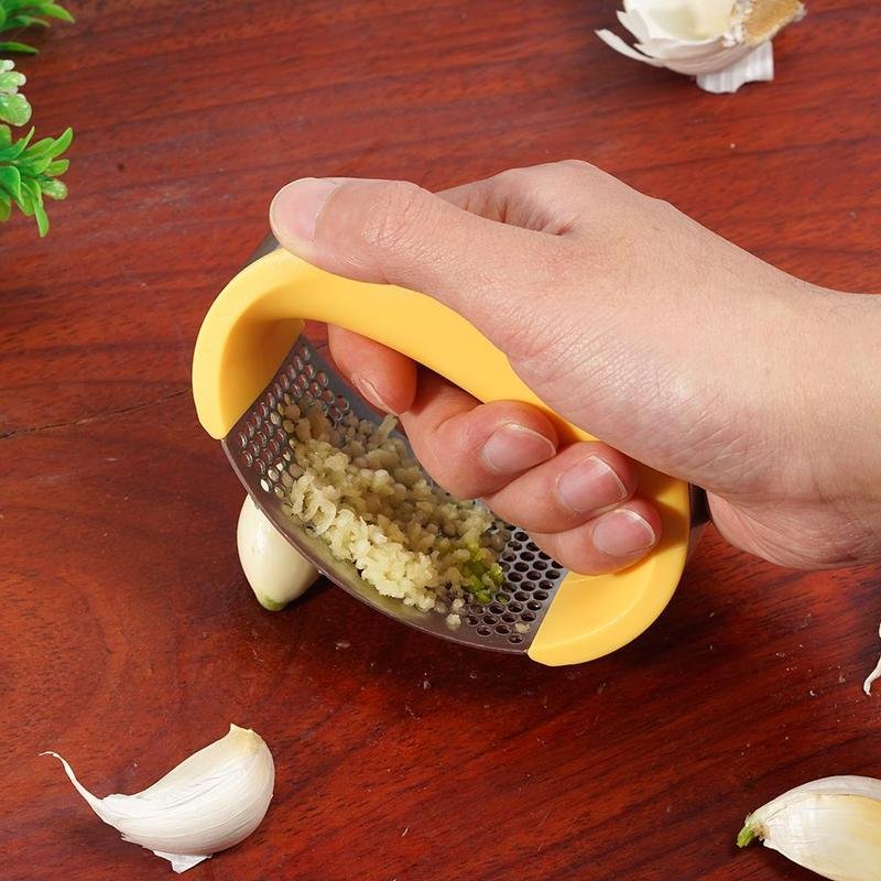 Stainless Steel Garlic Masher Garlic Press Household Manual Curve Fruit Vegetable Tools Kitchen Gadgets - pokema114cda04b29d4a6e383c0bb3eb6b4b5c