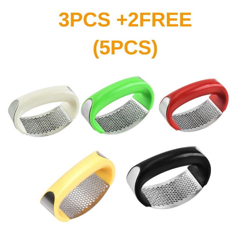 Stainless Steel Garlic Masher Garlic Press Household Manual Curve Fruit Vegetable Tools Kitchen Gadgets - pokema67bbbd50276b5a29a200e8f91811ac8