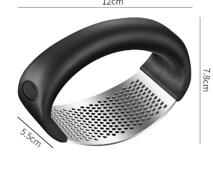 Stainless Steel Garlic Masher Garlic Press Household Manual Curve Fruit Vegetable Tools Kitchen Gadgets - pokema1457ede9bffbf68458c477b3dafbc595