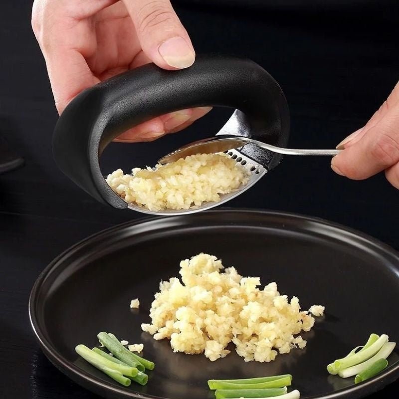 Stainless Steel Garlic Masher Garlic Press Household Manual Curve Fruit Vegetable Tools Kitchen Gadgets - pokema199fbd667d529c1ecae3eea6046ebf7a