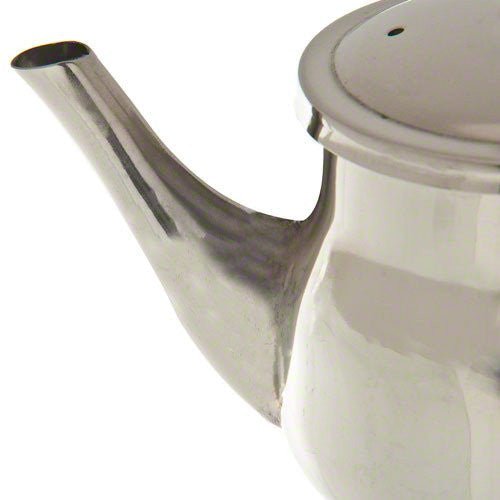 Stainless Steel Gooseneck Tea & Coffee Pot w/ Vented Hinged Lid - pokemaStainless Steel Gooseneck Tea & Coffee Pot w/ Vented Hinged Lid