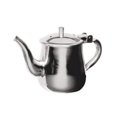 Stainless Steel Gooseneck Tea & Coffee Pot w/ Vented Hinged Lid - pokemaStainless Steel Gooseneck Tea & Coffee Pot w/ Vented Hinged Lid
