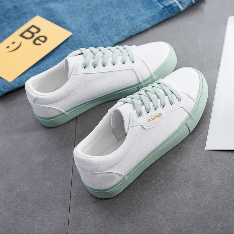 Street Style Trendy Flat Girls Sneakers - pokema470a495e783b50337247bf69b5224aa7
