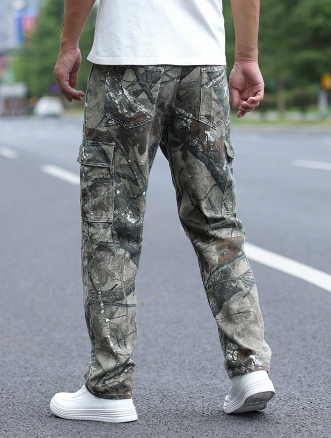 Stretchy Loose Straight Pants - pokemafa2507c5258317ccc92ee6372bb44d1e
