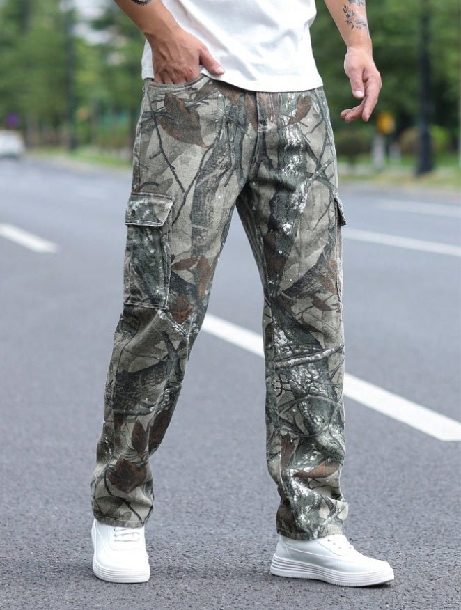 Stretchy Loose Straight Pants - pokemaeae2a886b79265c66bbbca2aaf48e16f