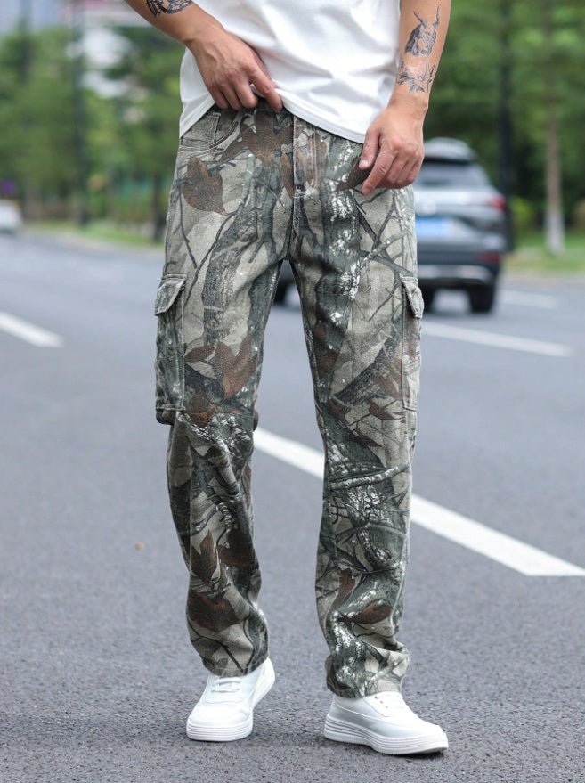 Stretchy Loose Straight Pants - pokemaf395671fe53615821c808e9a7d40e628