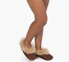 Suede and Fur Alpaca Slippers - pokemaSuede and Fur Alpaca Slippers