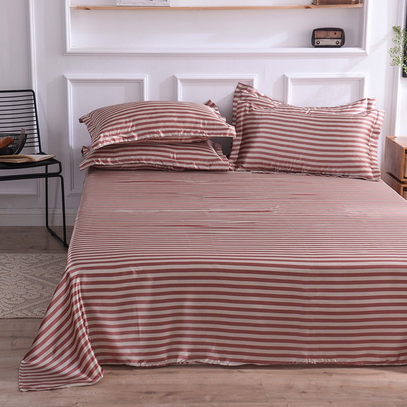 Summer Ice Silk Printing Home Textile Kit Single Bed Sheet Washed Silk Large Bed Sheet - pokemabca4c1d4b4a6fb628ea19397e7b63745