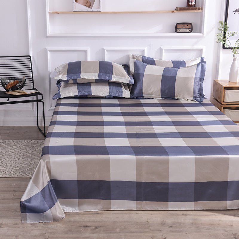 Summer Ice Silk Printing Home Textile Kit Single Bed Sheet Washed Silk Large Bed Sheet - pokema8ea73bf03be962a3df44a38335bba0f1