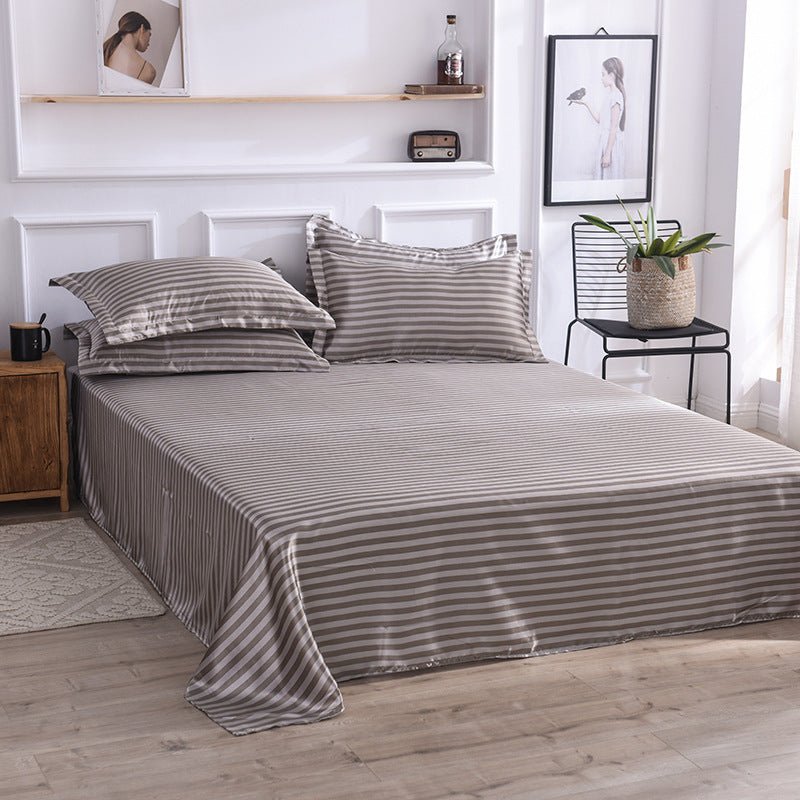 Summer Ice Silk Printing Home Textile Kit Single Bed Sheet Washed Silk Large Bed Sheet - pokema31340d63868c1db0822efd72d1c5f1bb