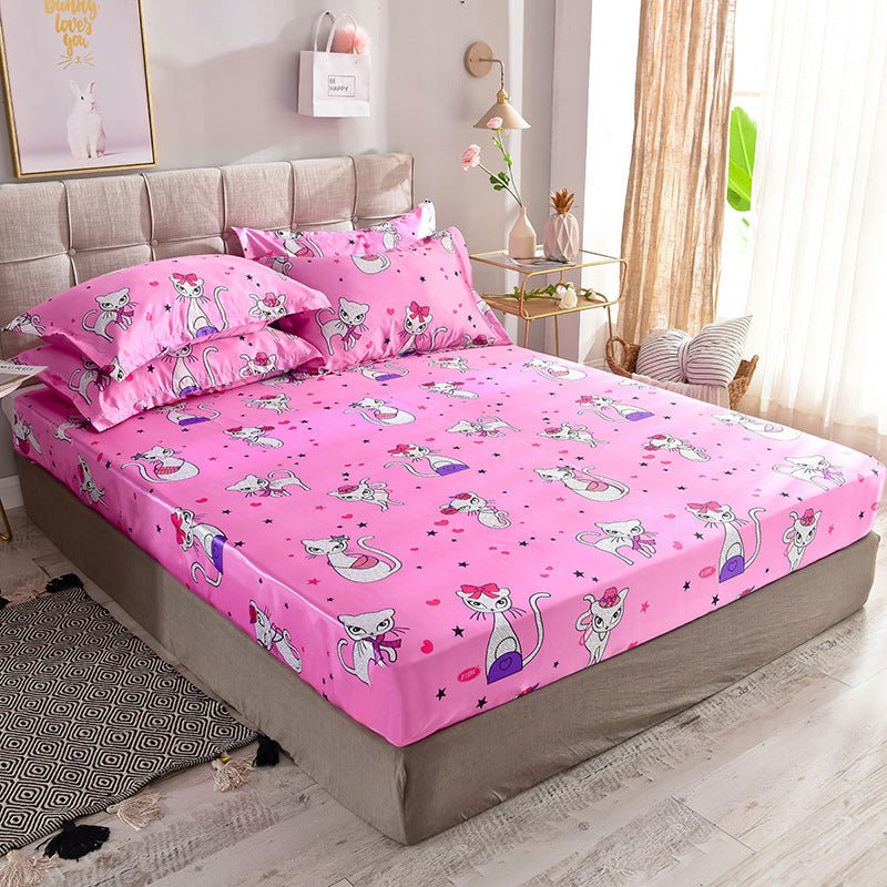 Summer Ice Silk Printing Home Textile Kit Single Bed Sheet Washed Silk Large Bed Sheet - pokema3d4fc42a7e4fbc33e6bb44f805501cf9
