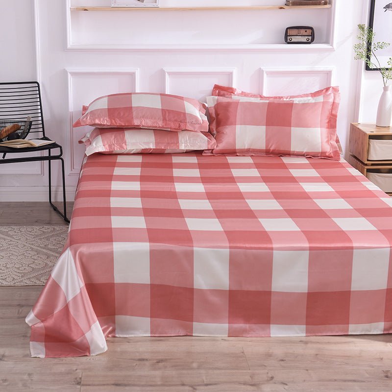 Summer Ice Silk Printing Home Textile Kit Single Bed Sheet Washed Silk Large Bed Sheet - pokemaaddd63552c10036f4d1182a513a15772