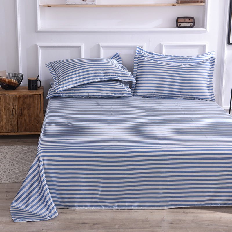 Summer Ice Silk Printing Home Textile Kit Single Bed Sheet Washed Silk Large Bed Sheet - pokema36f455eb715354b7ae2ef029244beacc