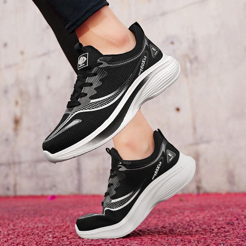 Summer Men Fly Knit Mesh Dad Sneakers, Breathable Non-Slip Soft Sole Casual Running Shoes - pokema919e4c0fb6e53dbd34a24bdc577095fd