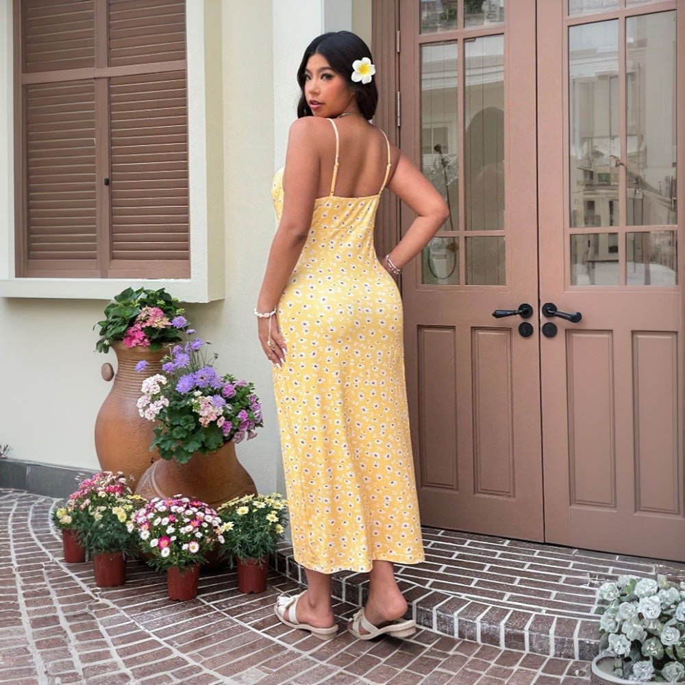 Summer Slit Slip Dress For A Stylish Elegant Look - pokemac3ba6e6fb45ce5ca270116d97bbbe868