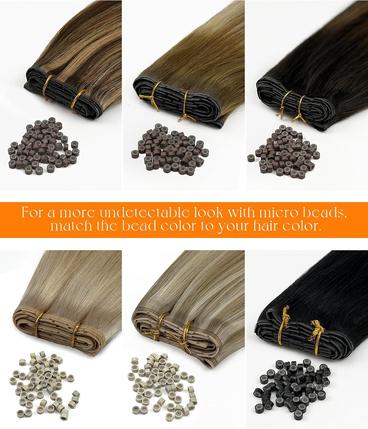 Sunny Hair Butterfly Weft Hair Extensions Human Hair 100g for Date Night | Double Layered Micro Bead Weft for Daily Wear, Golden Blonde Highlights, Layered Fullness, Party Styling, 18 Inch - pokemaSunny Hair Butterfly Weft Hair Extensions Human Hair 100g for Date Night | Double Layered Micro Bead Weft for Daily Wear, Golden Blonde Highlights, Layered Fullness, Party Styling, 18 Inch