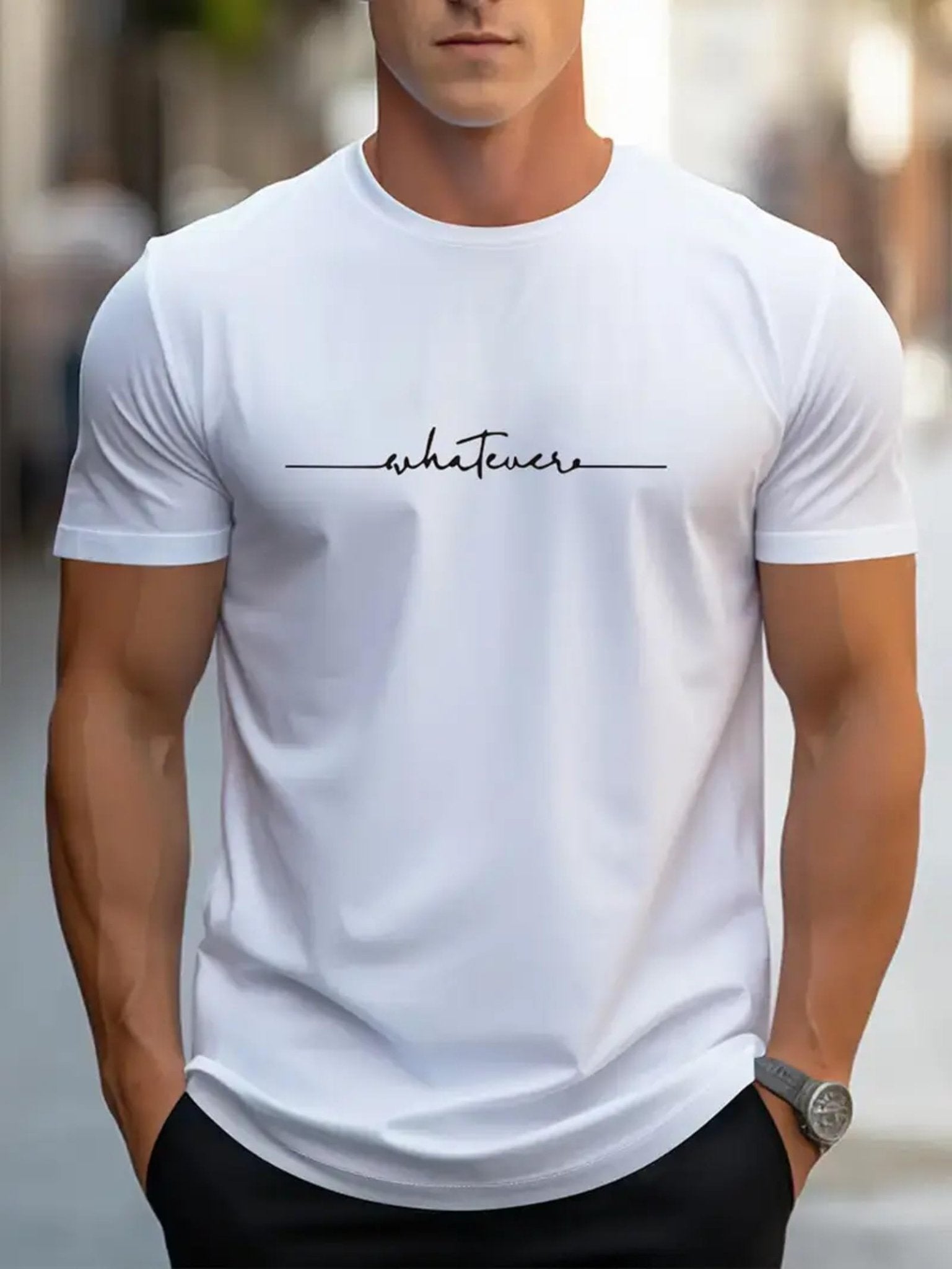 T-shirt pour homme – T-shirt à manches courtes et col rond doux à séchage rapide Blanc classique - pokemaT-shirt pour homme – T-shirt à manches courtes et col rond doux à séchage rapide Blanc classique