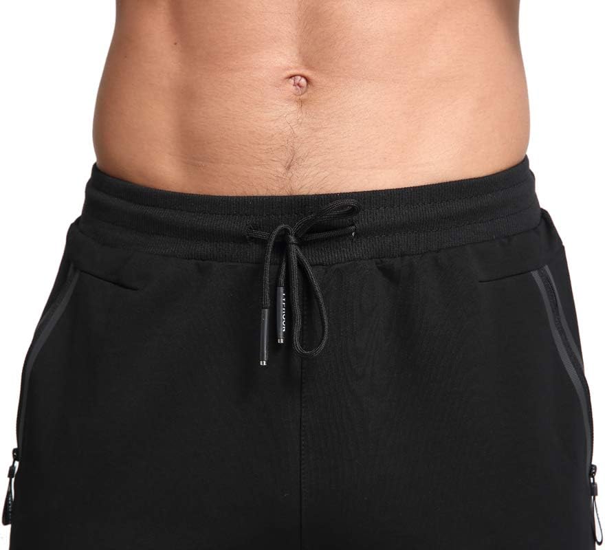 Tansozer Men's Lightweight Joggers Casual Slim Sweatpants Track Pants with Zipper Pockets - pokemaTansozer Men's Lightweight Joggers Casual Slim Sweatpants Track Pants with Zipper Pockets