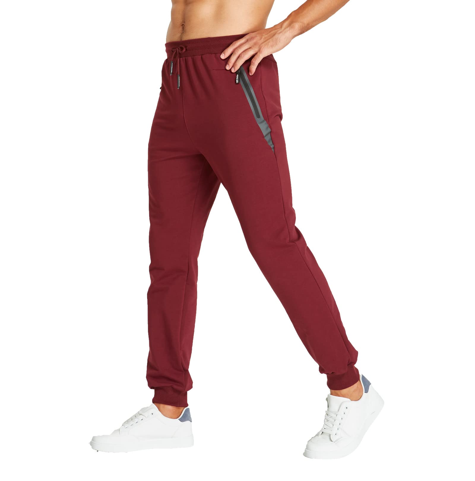 Tansozer Men's Lightweight Joggers Casual Slim Sweatpants Track Pants with Zipper Pockets - pokemaTansozer Men's Lightweight Joggers Casual Slim Sweatpants Track Pants with Zipper Pockets
