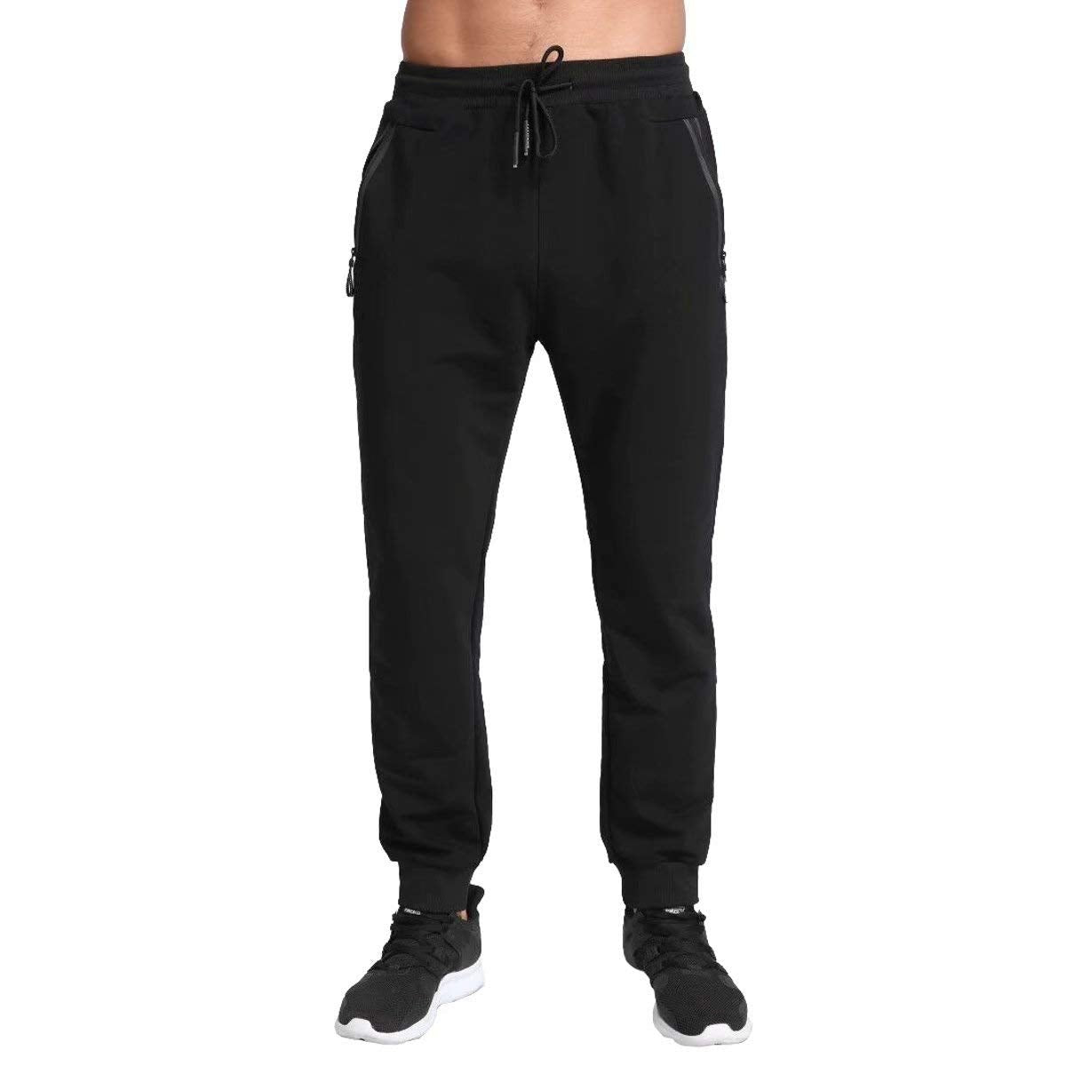 Tansozer Men's Lightweight Joggers Casual Slim Sweatpants Track Pants with Zipper Pockets - pokemaTansozer Men's Lightweight Joggers Casual Slim Sweatpants Track Pants with Zipper Pockets