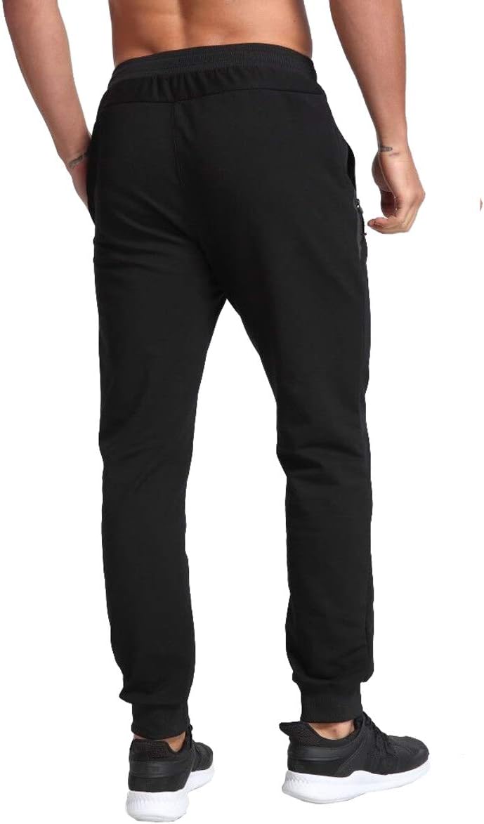 Tansozer Men's Lightweight Joggers Casual Slim Sweatpants Track Pants with Zipper Pockets - pokemaTansozer Men's Lightweight Joggers Casual Slim Sweatpants Track Pants with Zipper Pockets