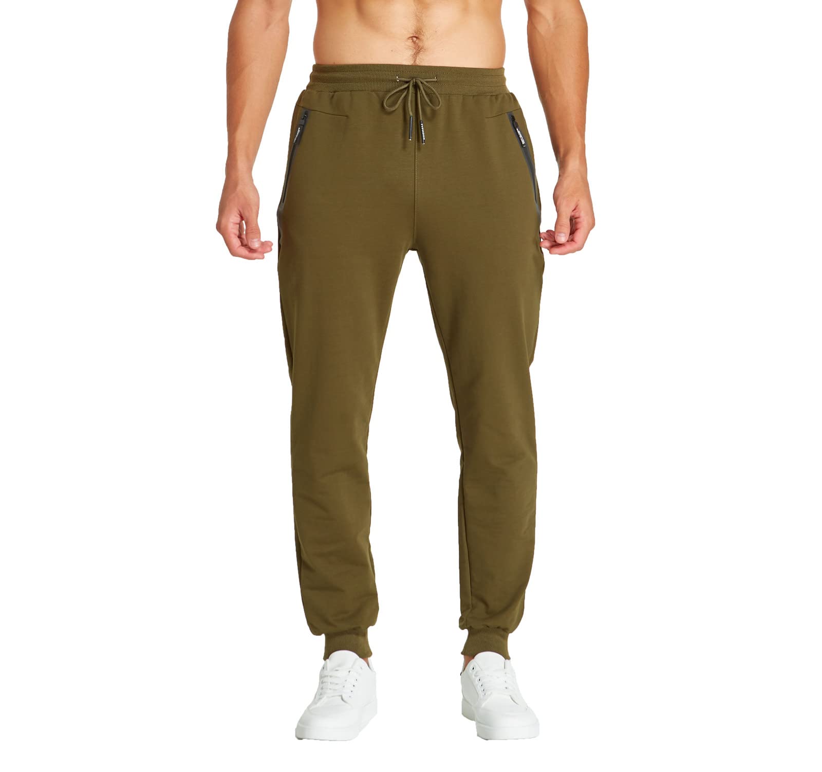 Tansozer Men's Lightweight Joggers Casual Slim Sweatpants Track Pants with Zipper Pockets - pokemaTansozer Men's Lightweight Joggers Casual Slim Sweatpants Track Pants with Zipper Pockets