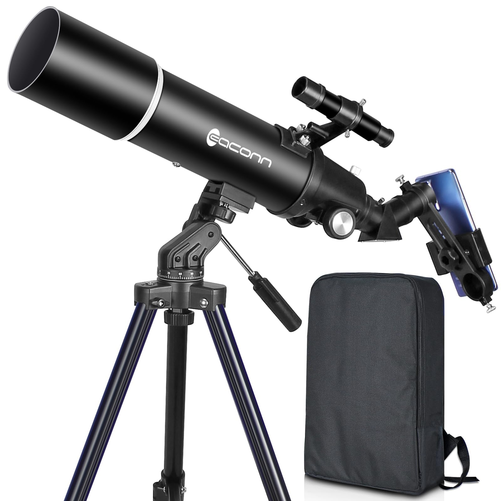 Telescope for Adults Beginners, 70mm Aperture 400mm AZ Mount Fully Multi-Coated Optics Refractor Portable Telescopes, Travel Telescope with Tripod Phone Adapter - pokemaTelescope for Adults Beginners, 70mm Aperture 400mm AZ Mount Fully Multi-Coated Optics Refractor Portable Telescopes, Travel Telescope with Tripod Phone Adapter